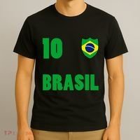 Brazil Flag Number 10 Brasil T-Shirt thumb 3