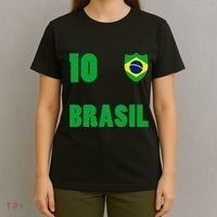 Brazil Flag Number 10 Brasil T-Shirt thumb 4