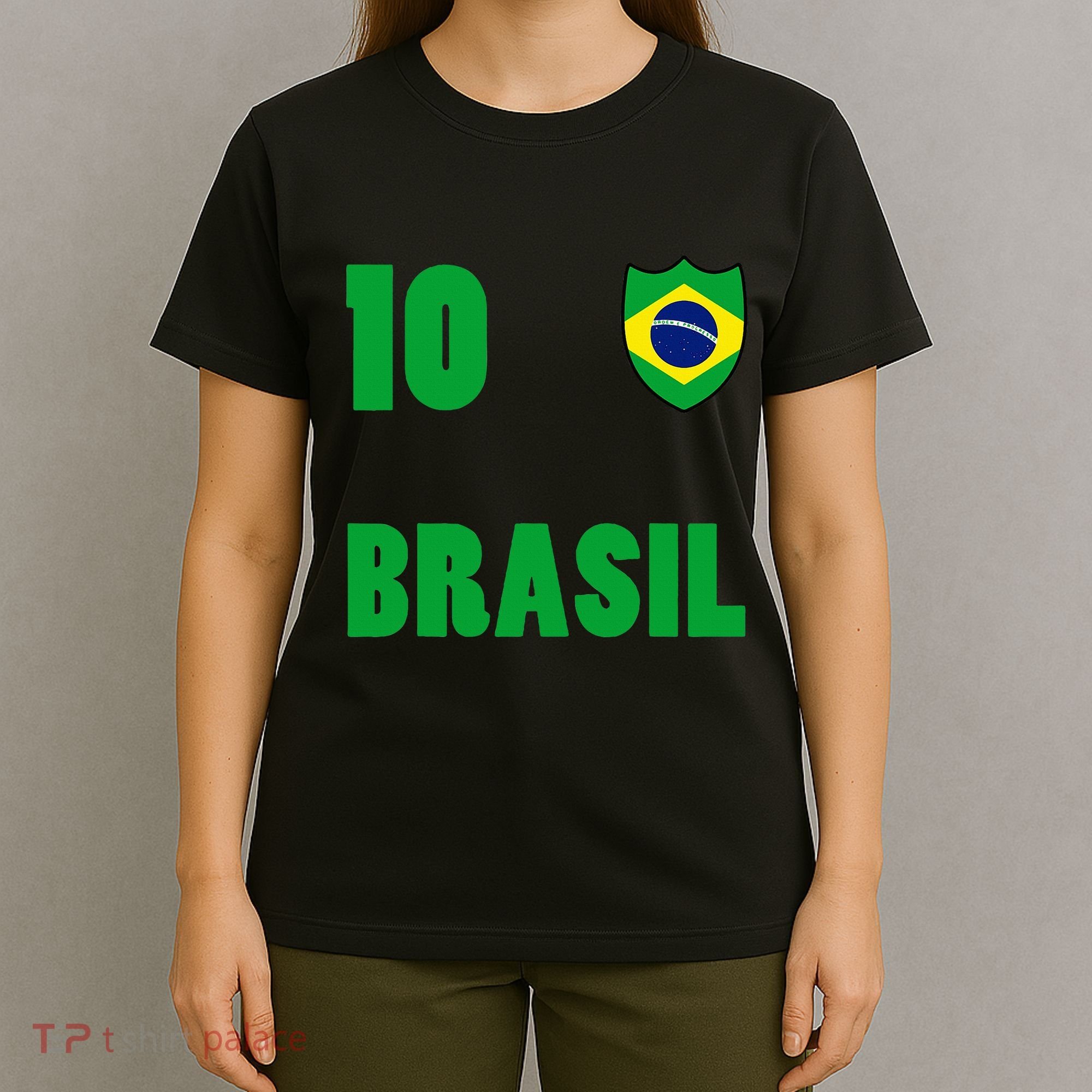 Brazil Flag Number 10 Brasil T-Shirt