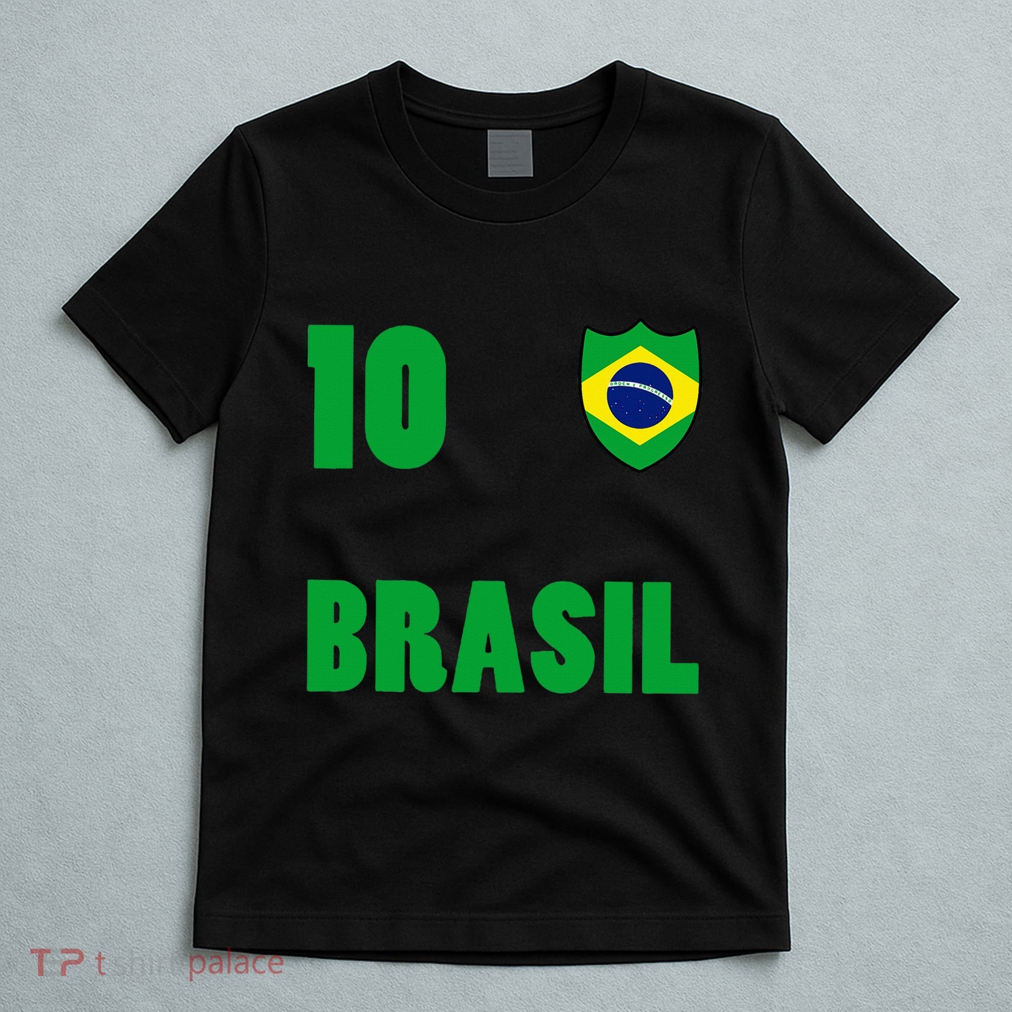 Brazil Flag Number 10 Brasil T-Shirt