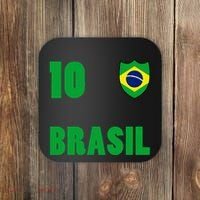 Brazil Flag Number 10 Brasil Coaster thumb 0