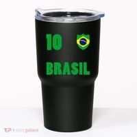Brazil Flag Number 10 Brasil Tumbler thumb 0