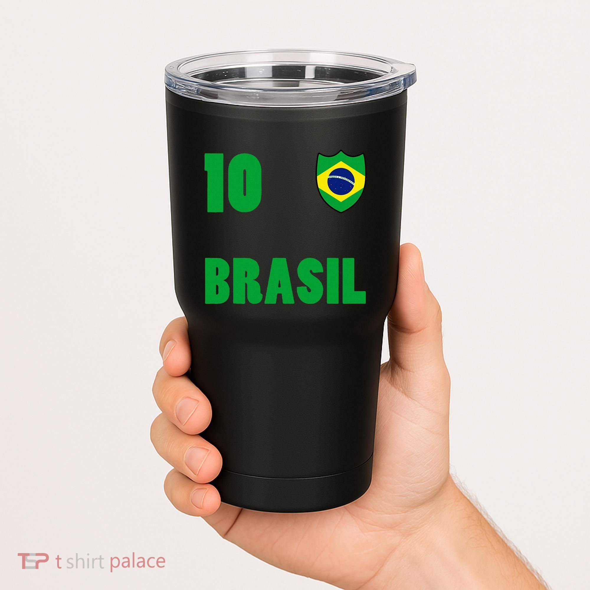 Brazil Flag Number 10 Brasil Tumbler