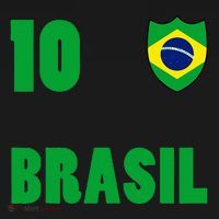 Brazil Flag Number 10 Brasil Mousepad thumb 1