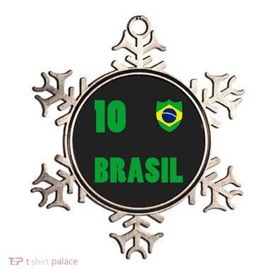 Brazil Flag Number 10 Brasil Ornament