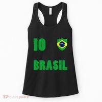 Brazil Flag Number 10 Brasil Women's Tank Top thumb 0
