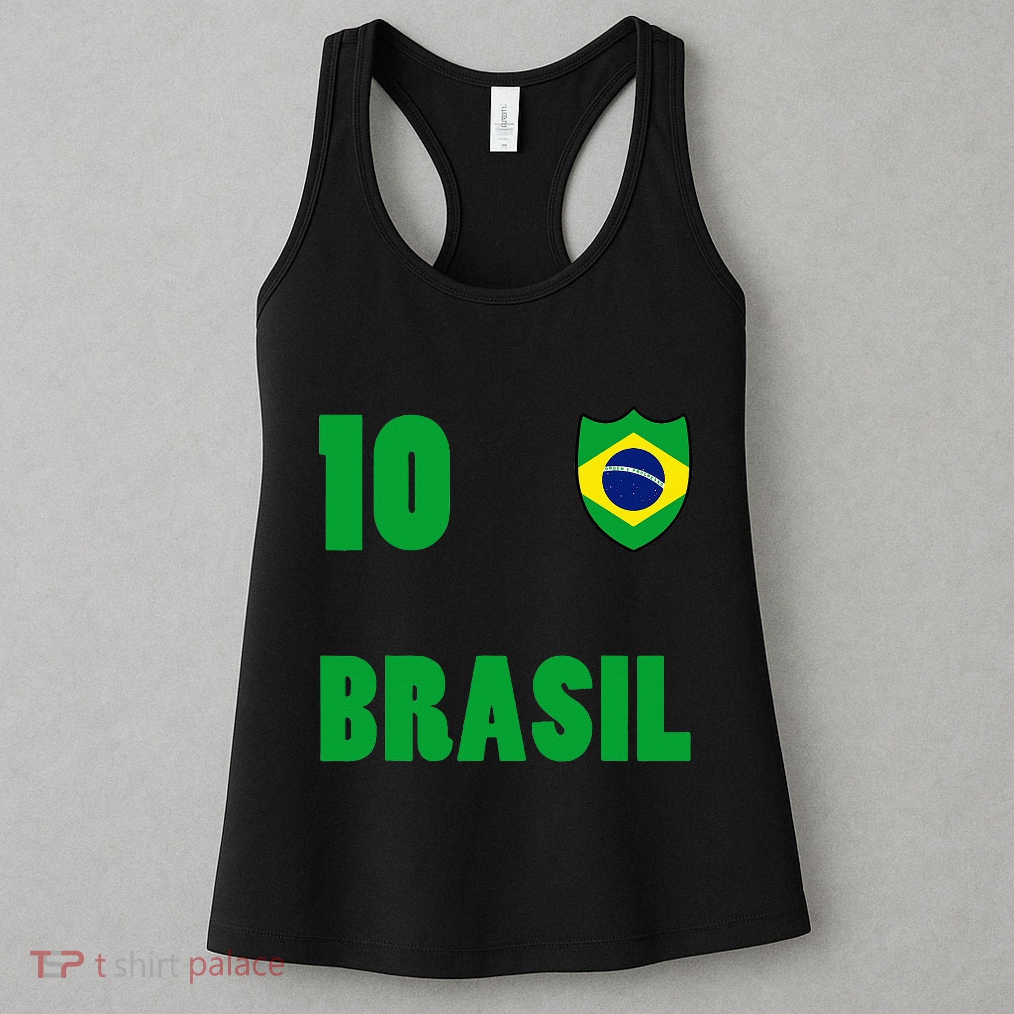 Brazil Flag Number 10 Brasil Women's Tank Top