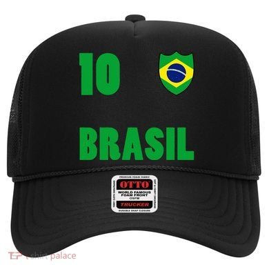 Brazil Flag Number 10 Brasil Hat