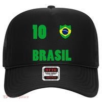 Brazil Flag Number 10 Brasil Hat thumb 0