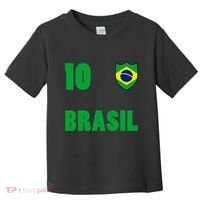 Brazil Flag Number 10 Brasil Toddler T-Shirt thumb 0
