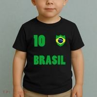 Brazil Flag Number 10 Brasil Toddler T-Shirt thumb 2