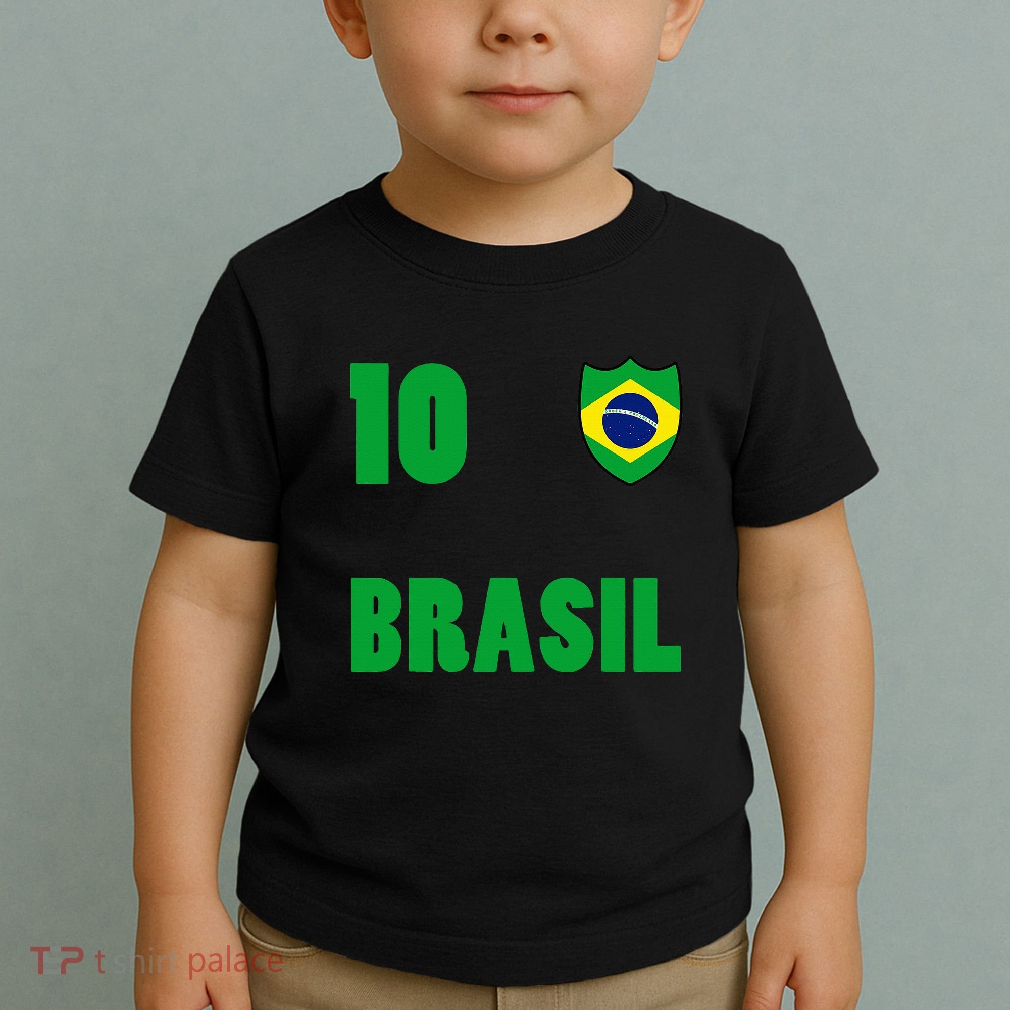 Brazil Flag Number 10 Brasil Toddler T-Shirt