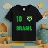 Brazil Flag Number 10 Brasil Toddler T-Shirt thumb 3