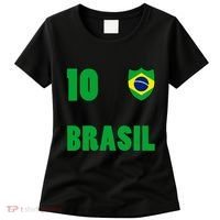 Brazil Flag Number 10 Brasil Women's T-Shirt thumb 0