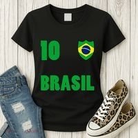 Brazil Flag Number 10 Brasil Women's T-Shirt thumb 3