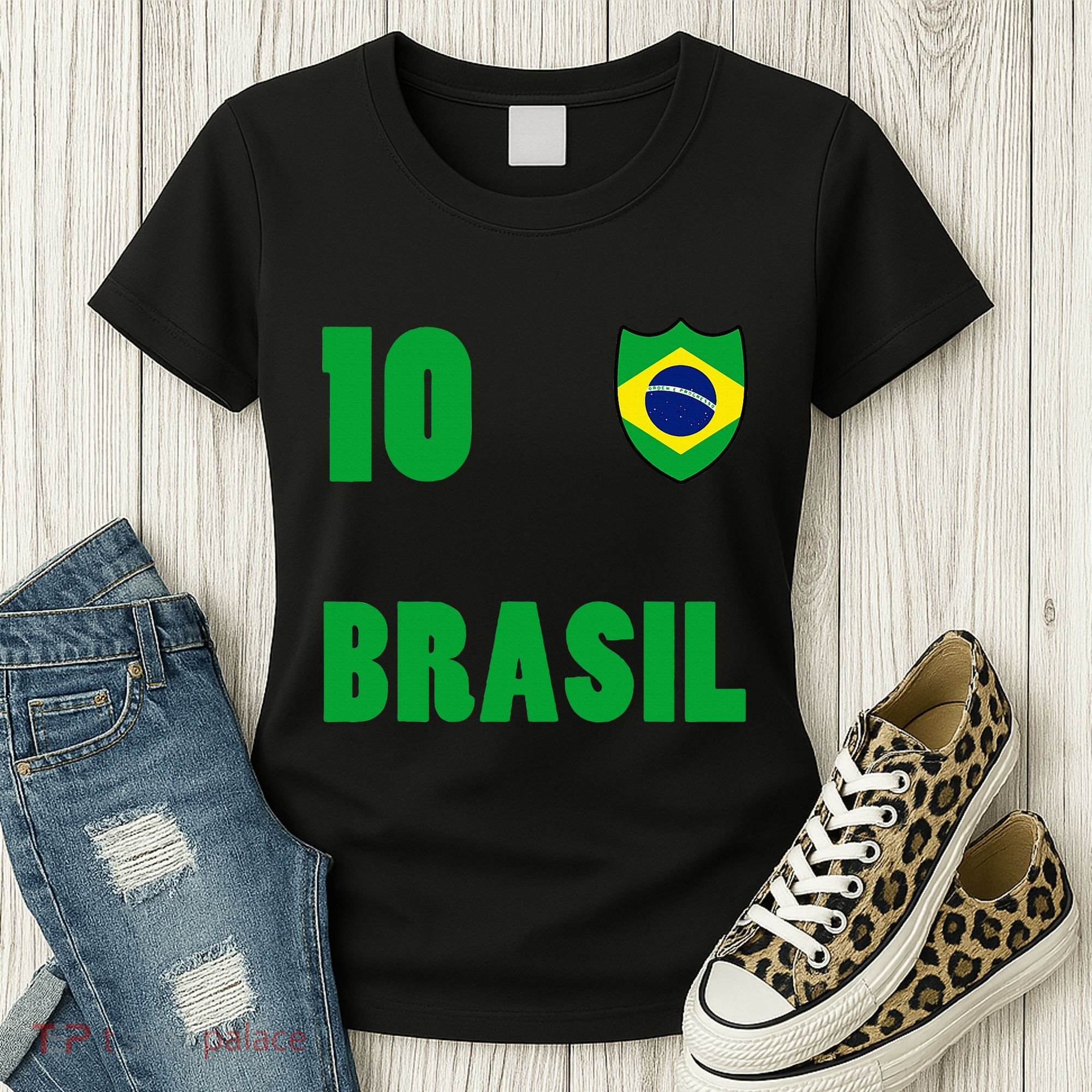 Brazil Flag Number 10 Brasil Women's T-Shirt