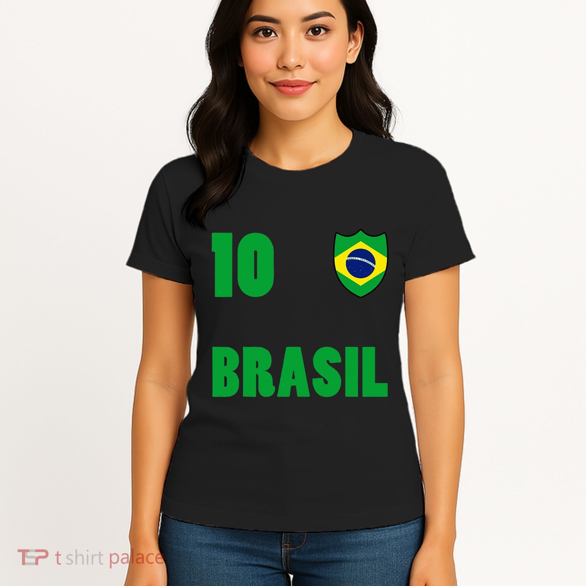 Brazil Flag Number 10 Brasil Women's T-Shirt