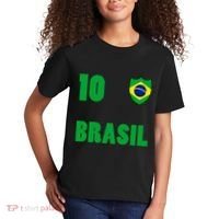 Brazil Flag Number 10 Brasil Kids T-Shirt thumb 2
