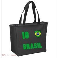 Brazil Flag Number 10 Brasil Tote Bag thumb 2