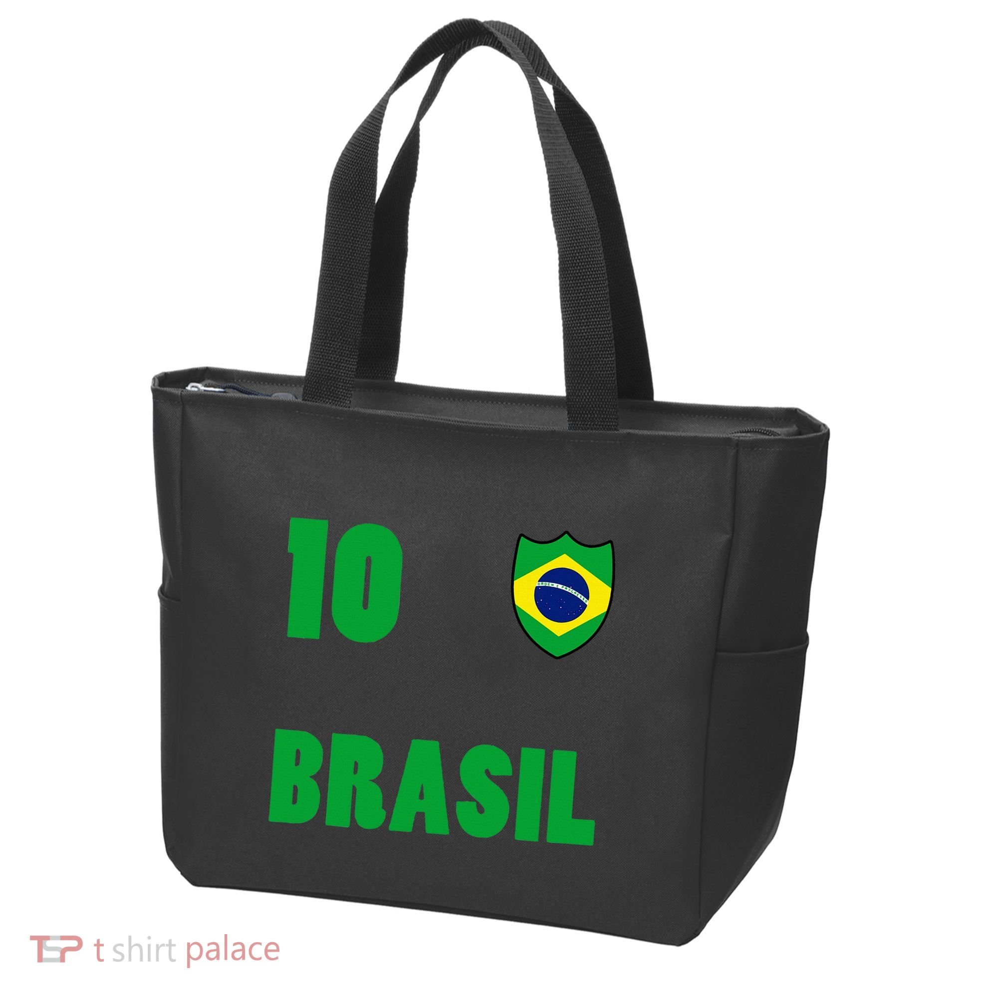 Brazil Flag Number 10 Brasil Tote Bag