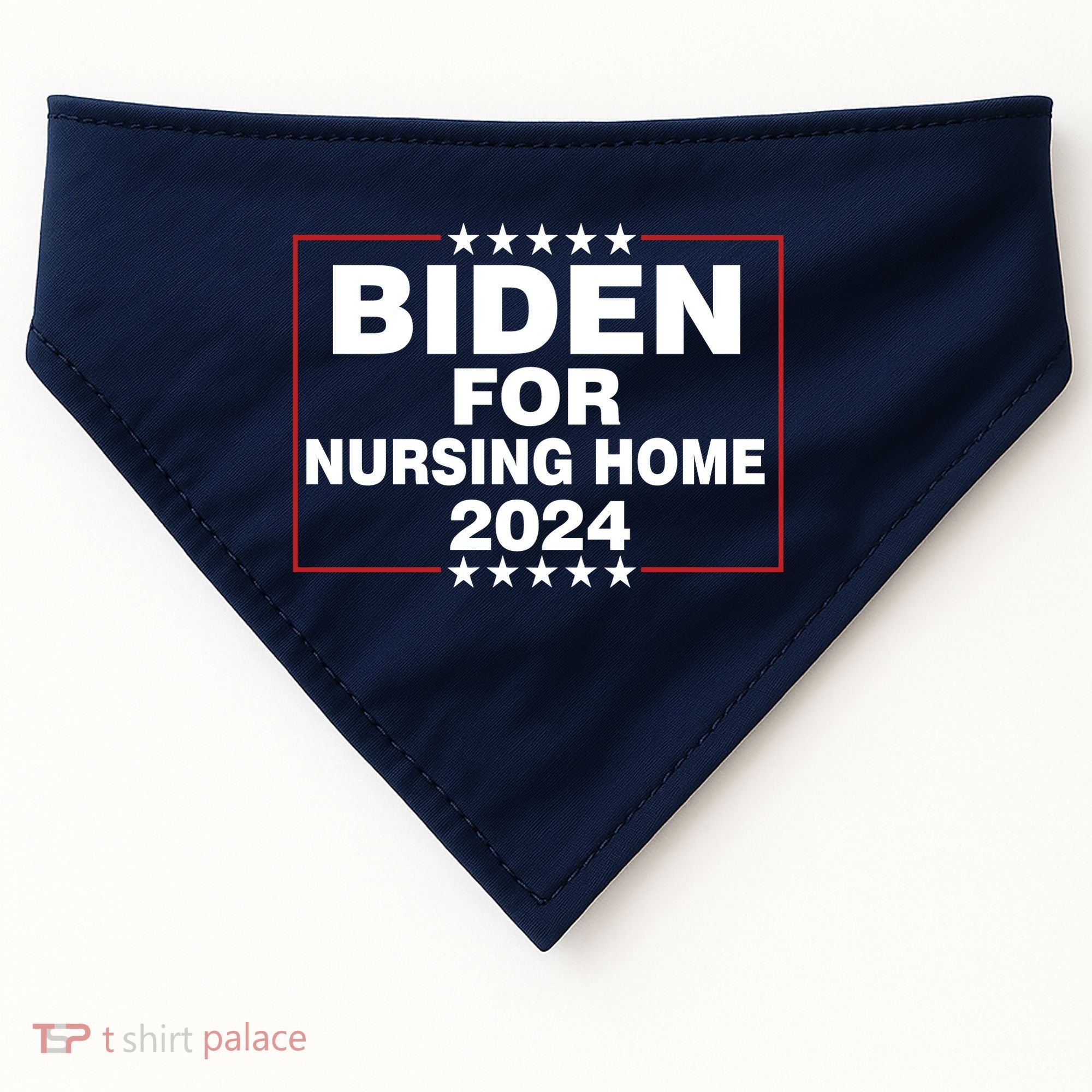Biden For Nursing Home 2024 USA-Made Doggie Bandana