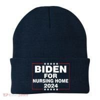 Biden For Nursing Home 2024 Beanie thumb 0