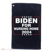 Biden For Nursing Home 2024 Golf Towel thumb 0