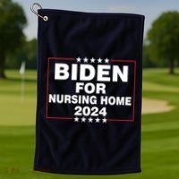Biden For Nursing Home 2024 Golf Towel thumb 1