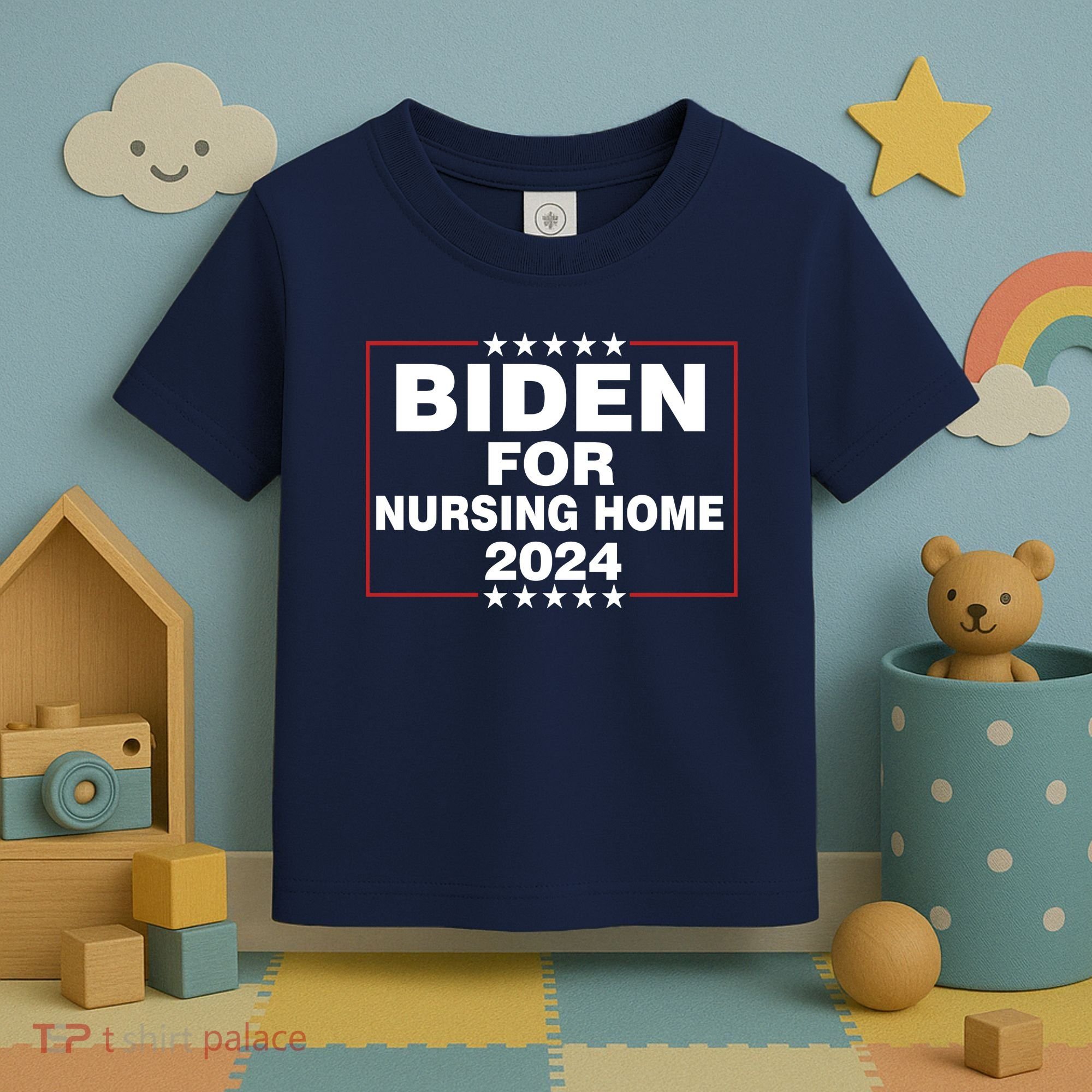 Biden For Nursing Home 2024 Toddler T-Shirt