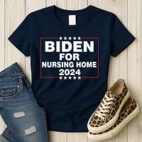 Biden For Nursing Home 2024 Women's T-Shirt thumb 3