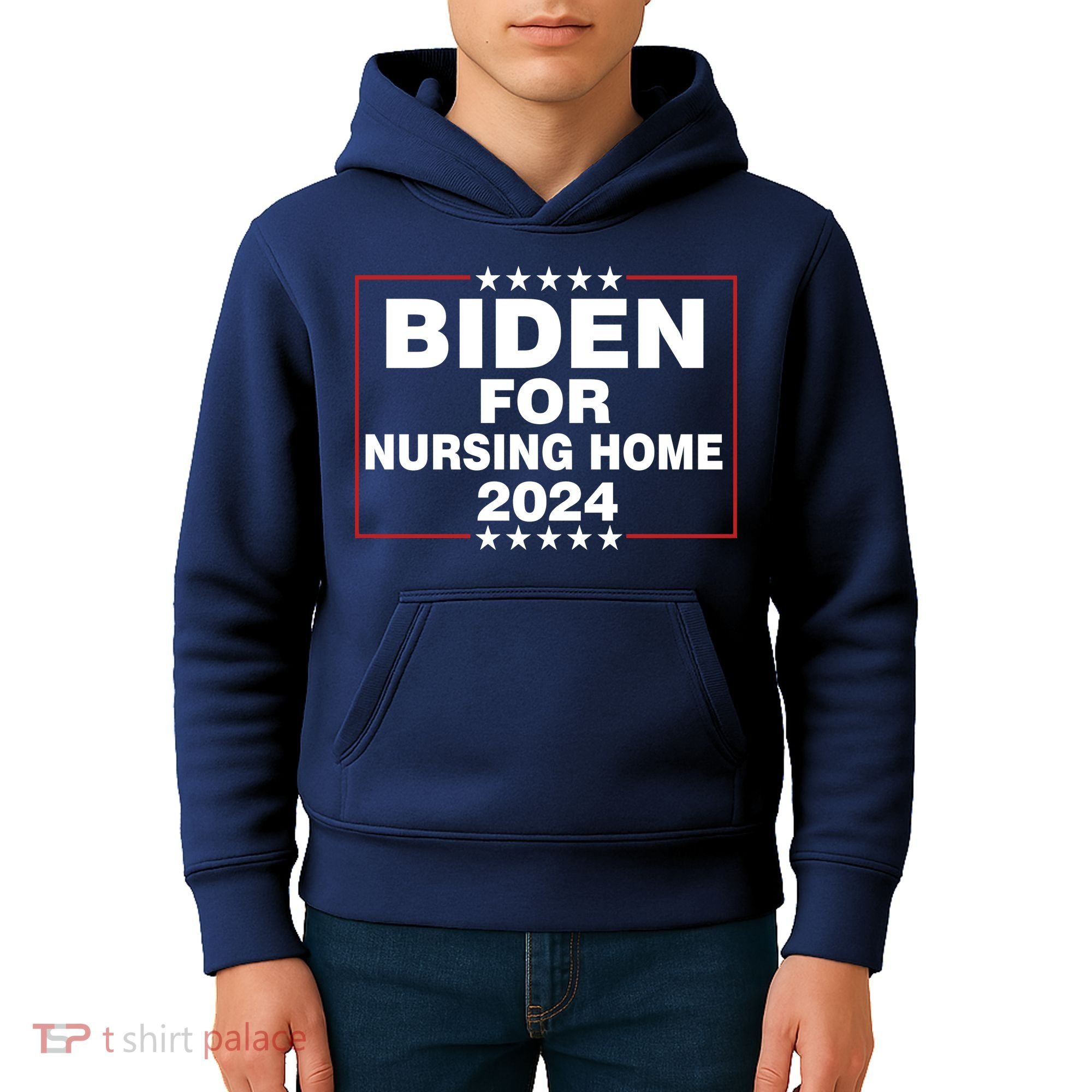 Biden For Nursing Home 2024 Kids Hoodie