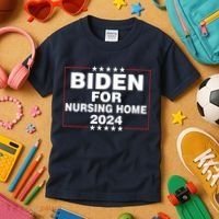 Biden For Nursing Home 2024 Kids T-Shirt thumb 3