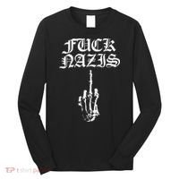 Blackcraft Fuck Nazis Long Sleeve Shirt thumb 0