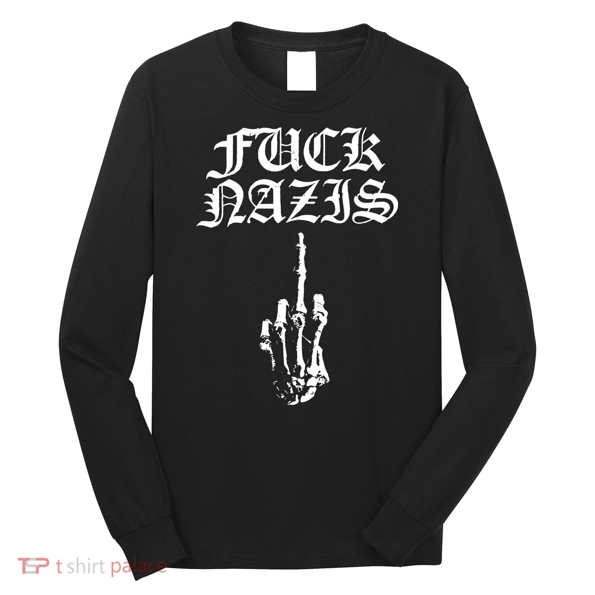 Blackcraft Fuck Nazis Long Sleeve Shirt