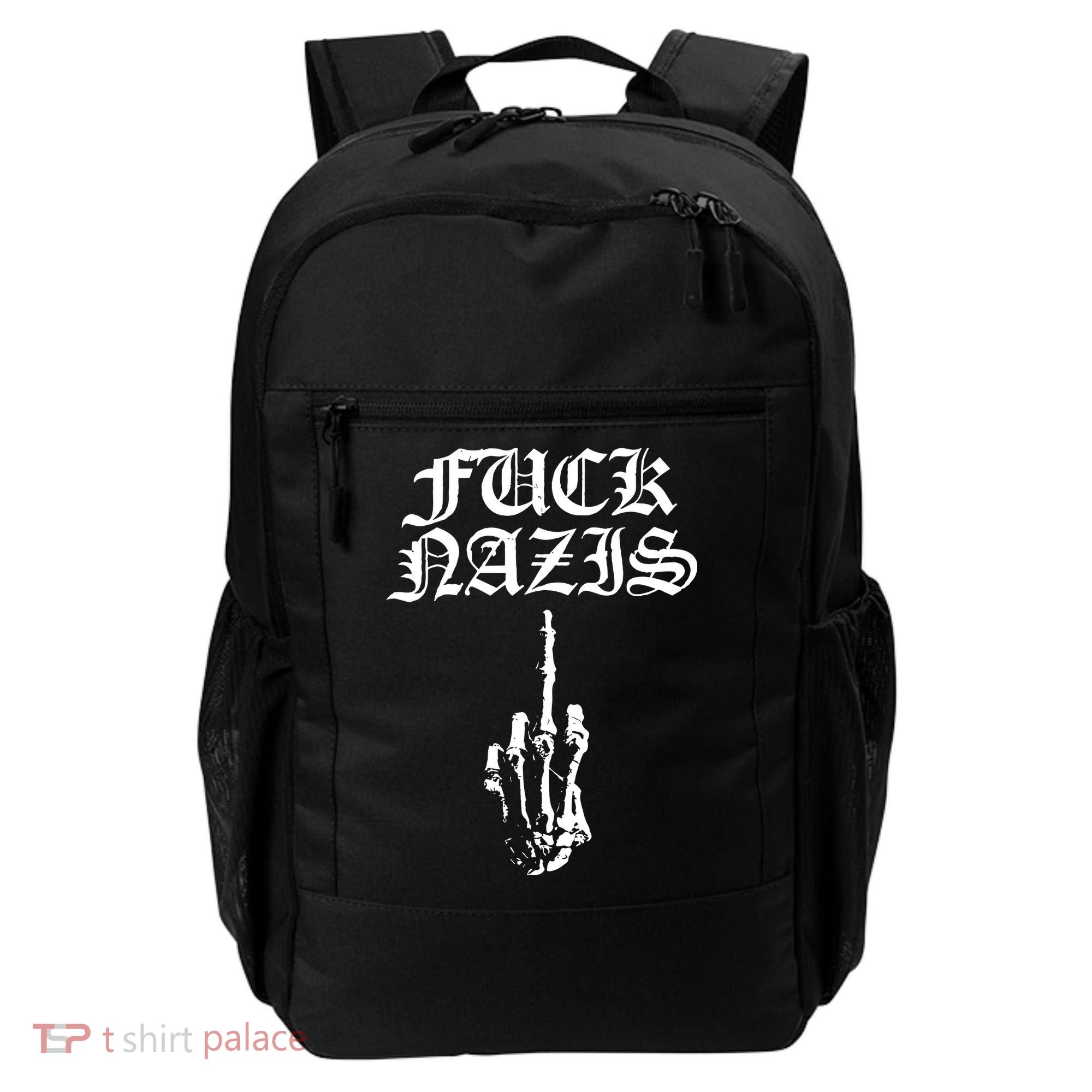 Blackcraft Fuck Nazis Backpack