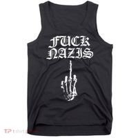 Blackcraft Fuck Nazis Tank Top thumb 0