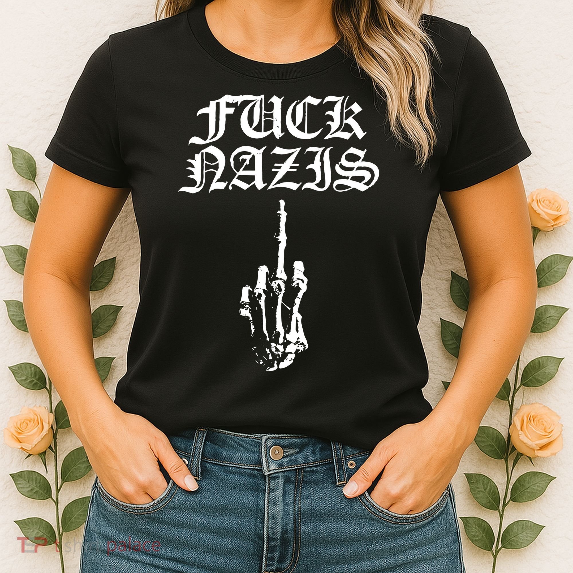 Blackcraft Fuck Nazis Women's T-Shirt
