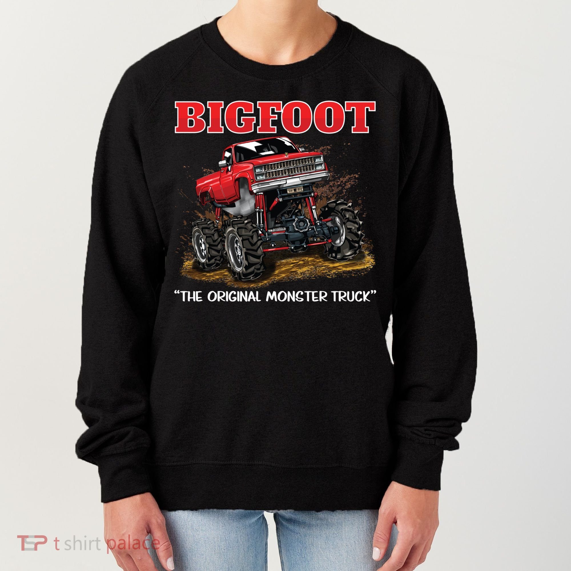 Big Foot Original Monster Truck Gift Women's Sweatshirt