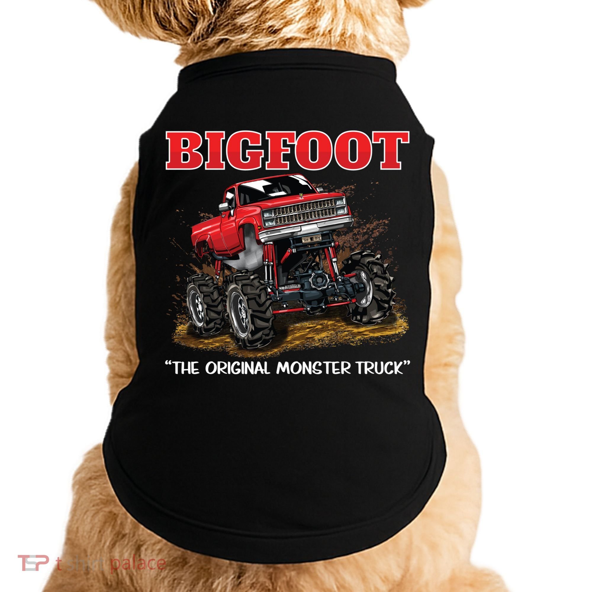 Big Foot Original Monster Truck Gift Doggie Tank