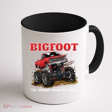 Big Foot Original Monster Truck Gift Coffee Mug back