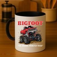 Big Foot Original Monster Truck Gift Coffee Mug thumb 4