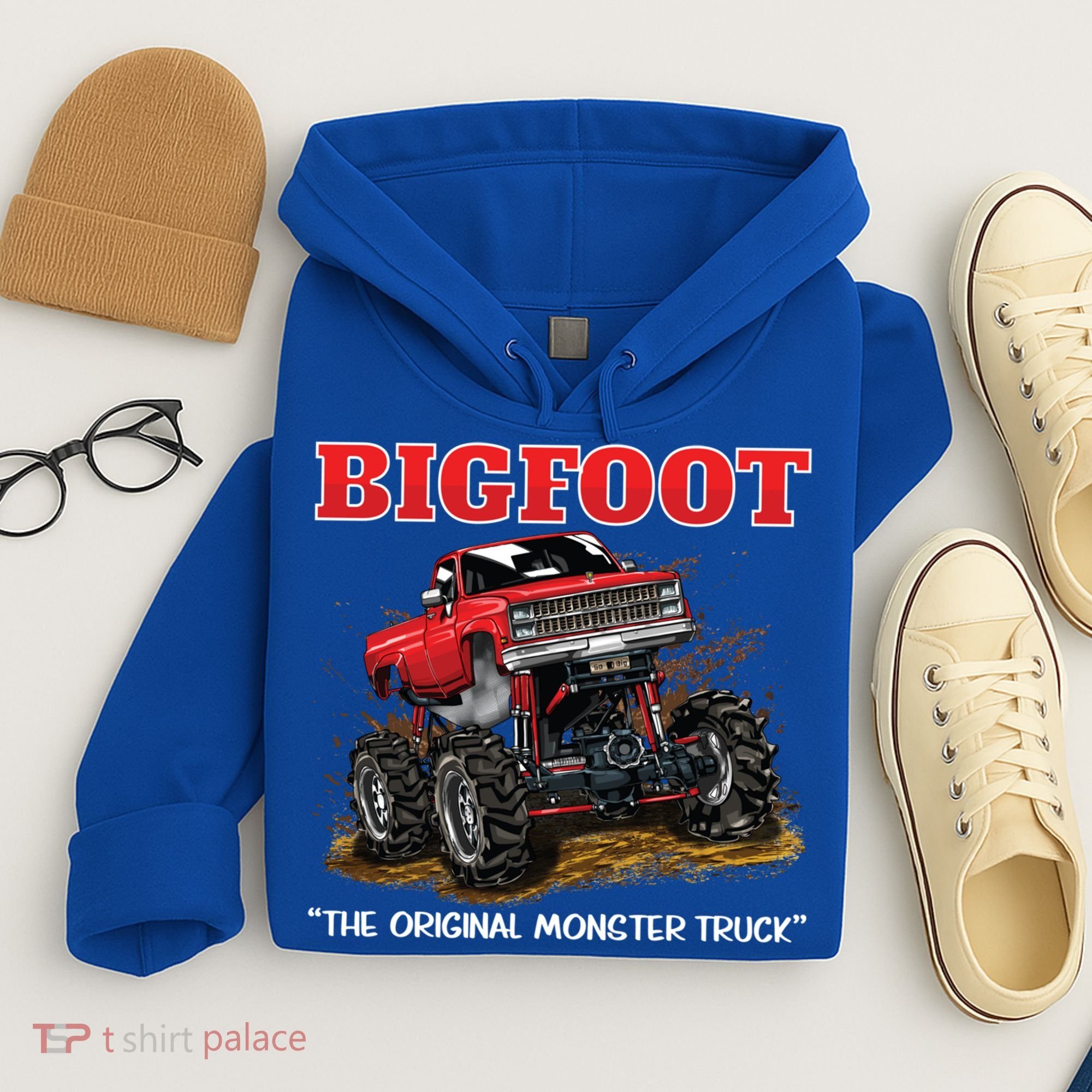 Big Foot Original Monster Truck Gift Hoodie