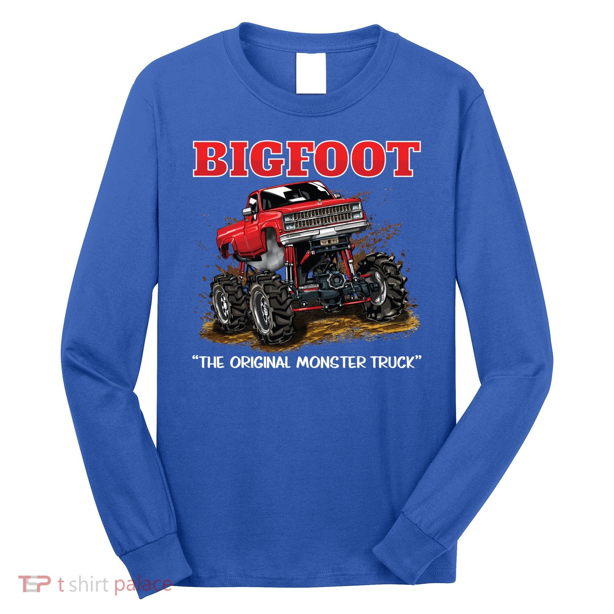 Big Foot Original Monster Truck Gift Long Sleeve Shirt