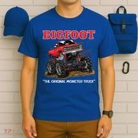 Big Foot Original Monster Truck Gift T-Shirt thumb 6