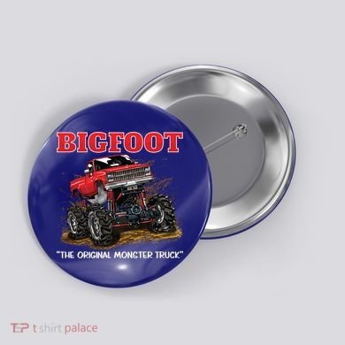 Big Foot Original Monster Truck Gift Button