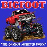 Big Foot Original Monster Truck Gift Mousepad thumb 1