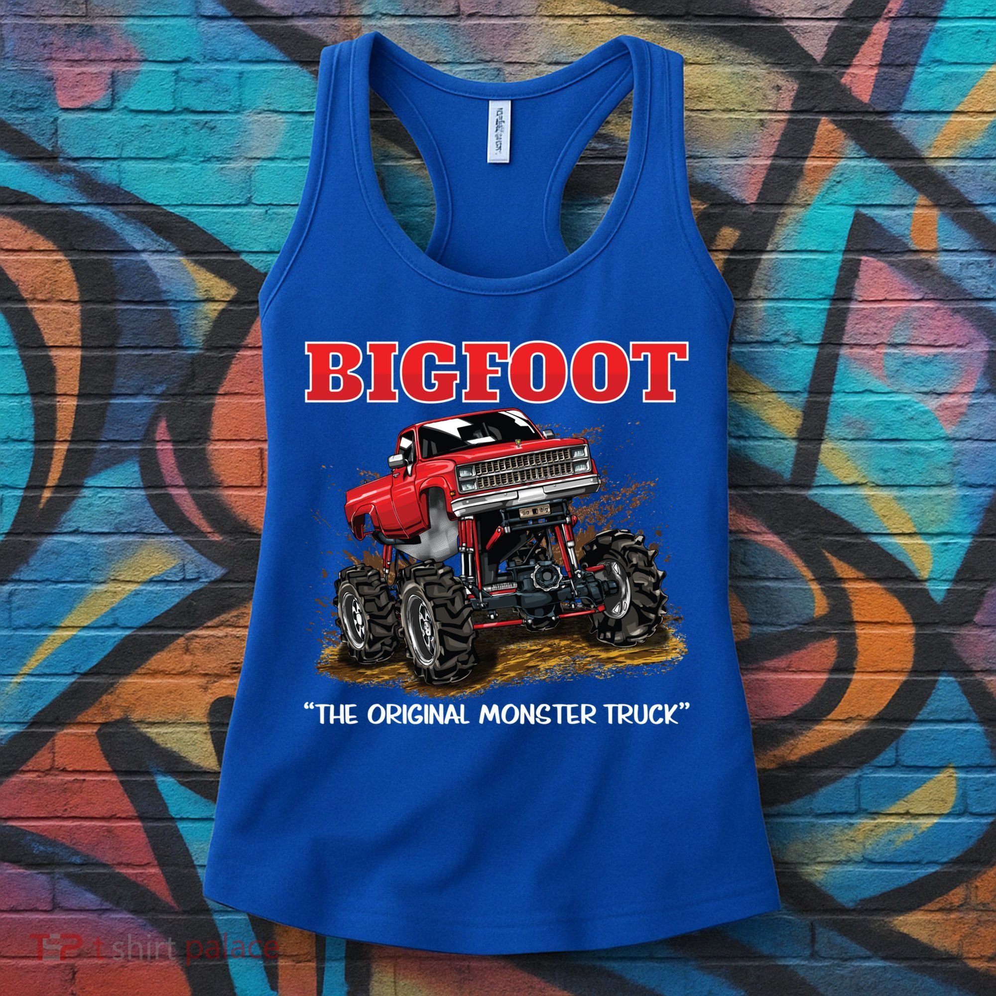 Big Foot Original Monster Truck Gift Women's Tank Top