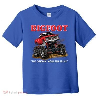 Big Foot Original Monster Truck Gift Toddler T-Shirt