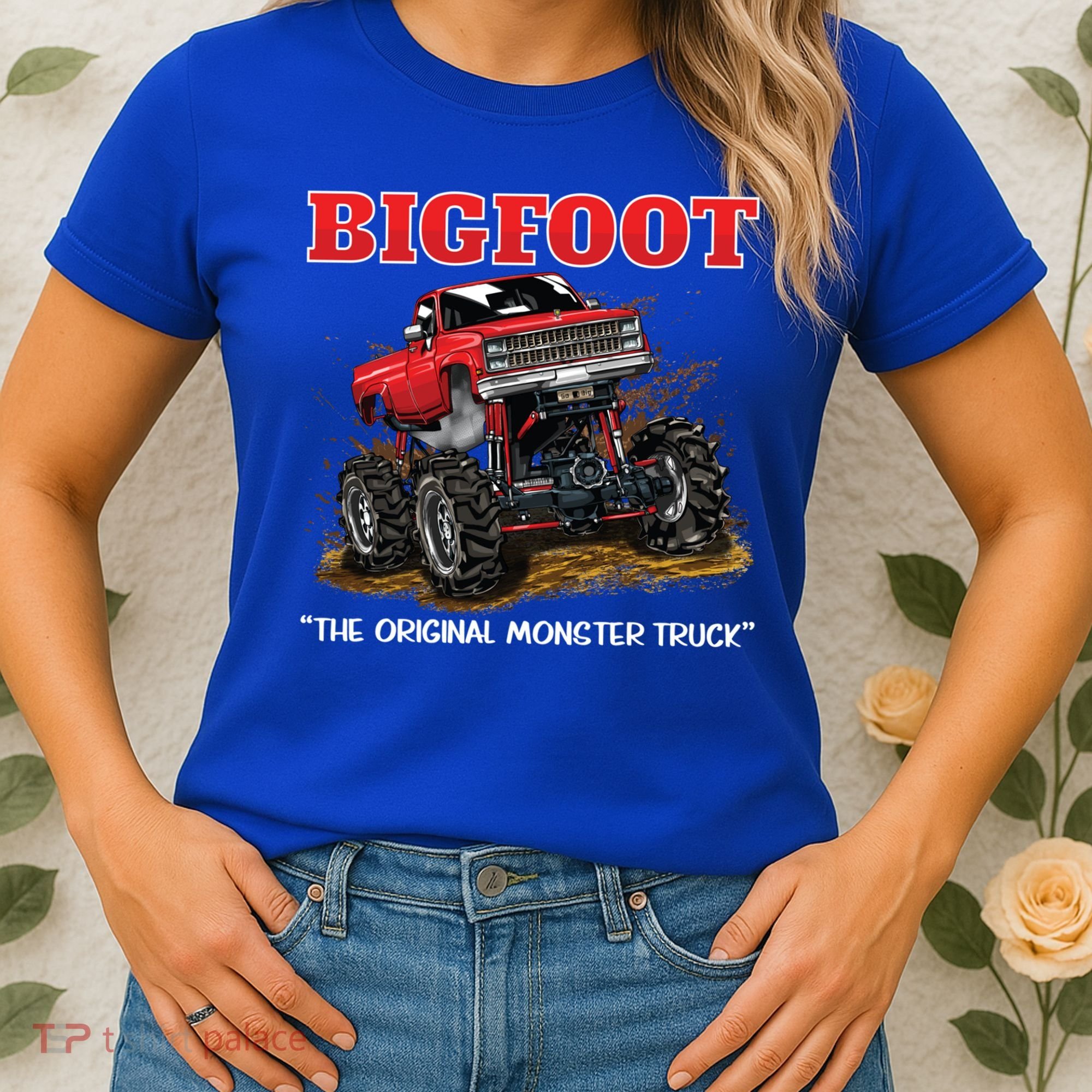 Big Foot Original Monster Truck Gift Women's T-Shirt