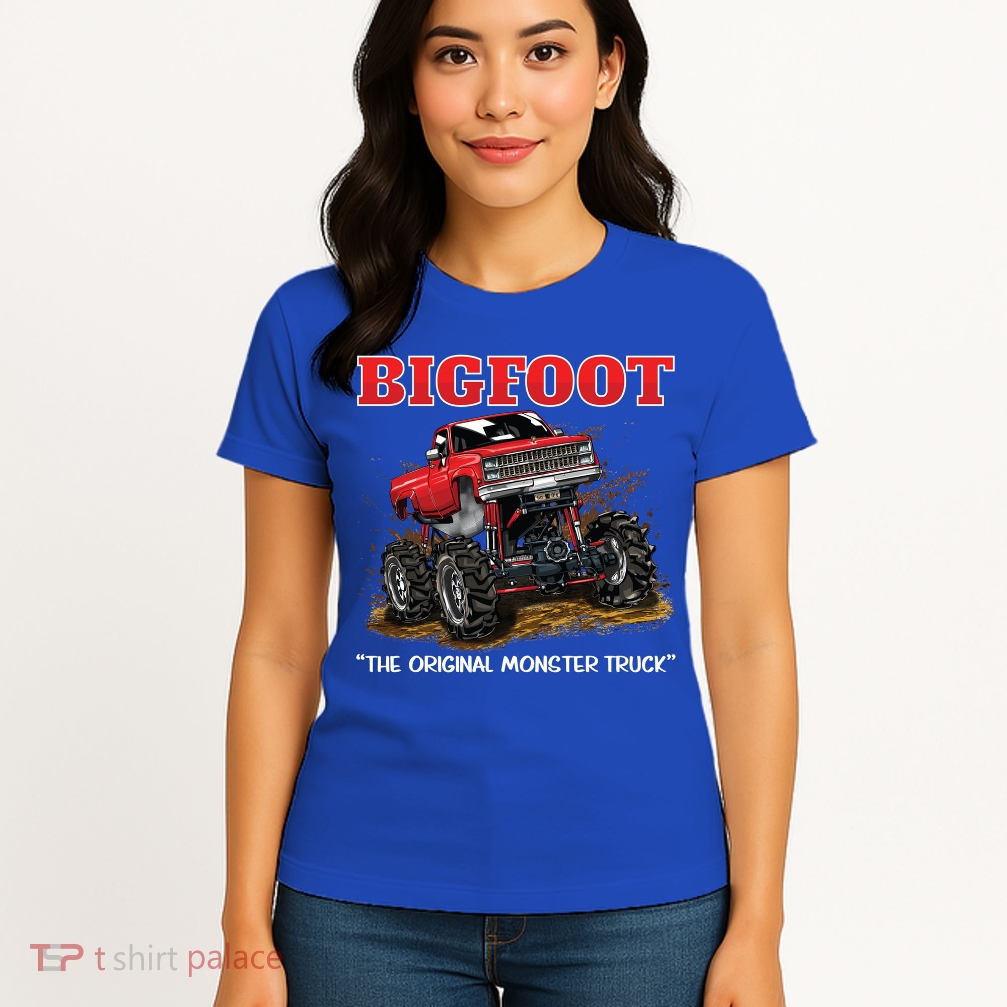 Big Foot Original Monster Truck Gift Women's T-Shirt